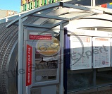 Bespoke ticket machine canopy