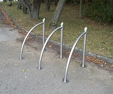 Deluxe Sail stainless steel cycle stands