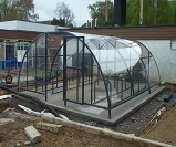 BS79 Harlan style 13 lockable closed compound cycle shelter for 20 bikes, BREEAM 2008 specification