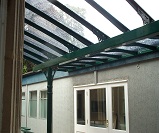 FS35 - Architectural canopy and covered walkway-viewed from underneath