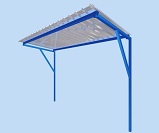 Linnet cantilever cycle shelter