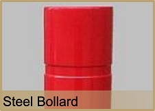 BO07- Bollard design SE168 with flat top, 1200mm high, 168mm dia. Guide price with single colour finish £138.50