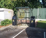 MacDonalds cycle shelter install
